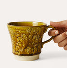 Sthal ceramic tea mug in pineapple yellow