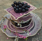 Sthal lavender appetiser plate, 19.5 x 13.5 cm ceramic