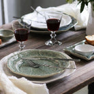 Sthal antique salad plate, 23cm stoneware, styled detail