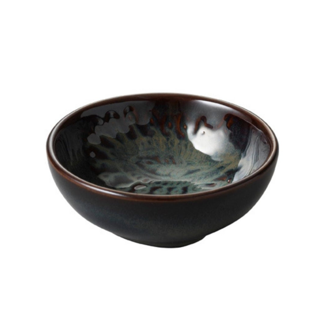 Sthal fig small dip bowl, stoneware, detail