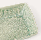 Sthal antique small gratin dish, oven-to-table stoneware, side view