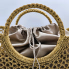 Ceannis gold summer basket with detachable lining