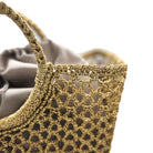 Ceannis gold summer basket, side view