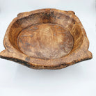 Vintage teak platter, originally for chapatis, around 40 x 30 x 8cm