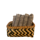 Set of 6 Bo jacquard cotton face towels in grey