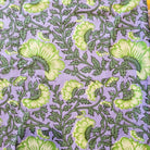Assorted block-print cotton dinner napkins