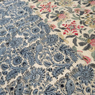Block-print cotton tablecloth, 180 x 270 cm
