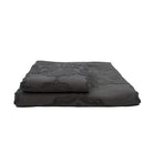 Bo jacquard cotton towel in charcoal