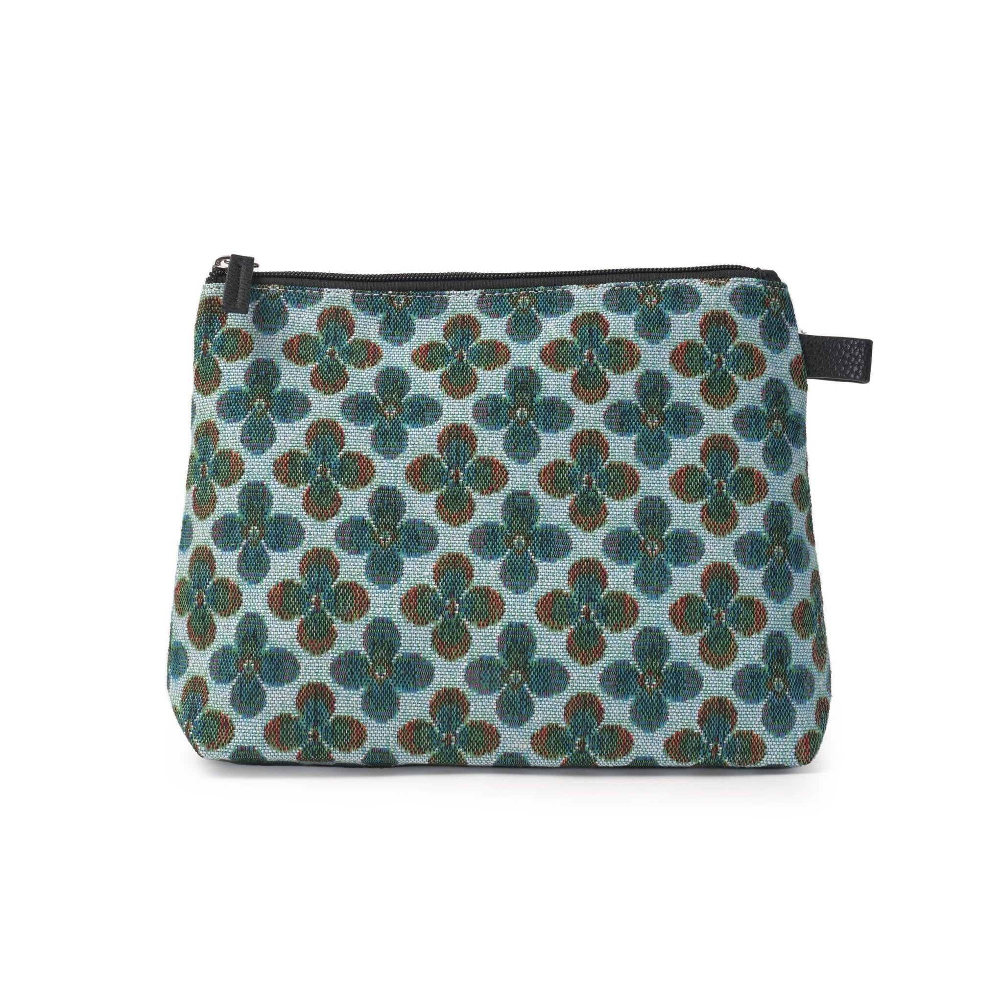 Aqua Clover make-up bag, Ceannis