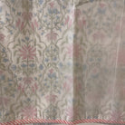 Single dohar blanket in a multicolour garden print