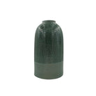 Glazed ceramic vase in subtle blue and green, for large flower arrangements
