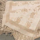 Assorted silk and wool handwoven throw, reversible design, India