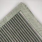 Irregular stripe block-print cotton tablecloth