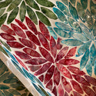 Mother of pearl inlay tray, three-colour pattern, styled