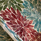 Mother of pearl inlay tray, three colour pattern, styled