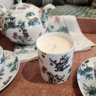 Singapore Toile scented candle, fine bone china vessel, detail
