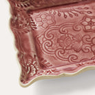 Sthal old rose appetiser plate, 19.5 x 13.5 cm ceramic