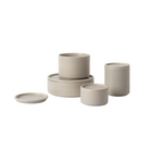 Bower Ceramic canister Oyster Medium