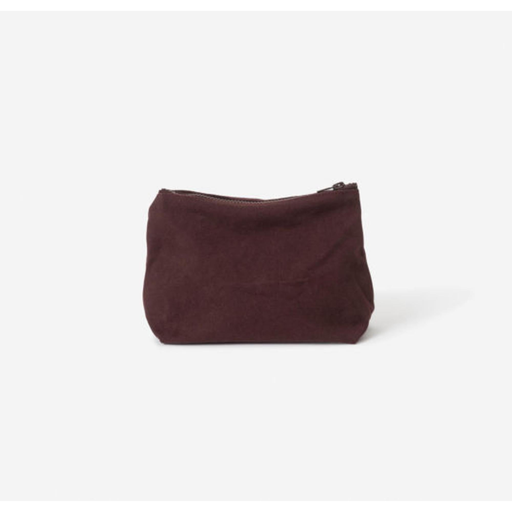 Marlo utility bag in mulberry, cotton, 22 x 9 x 15 cm