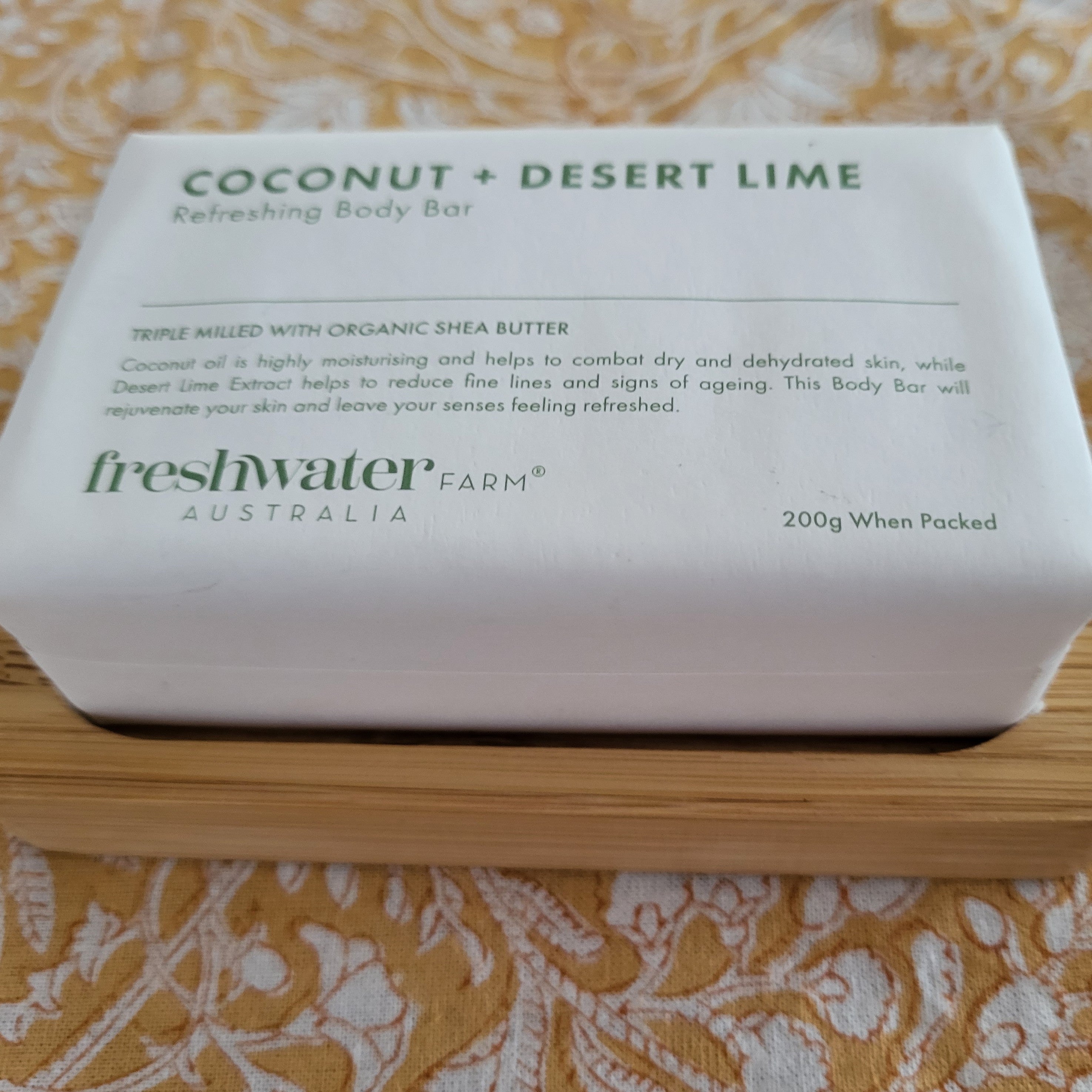 Coconut and lime soap bar, 200 g