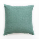 Aqua diamond-pattern cushion by Weaver Green, made from recycled plastic, 45 cm
