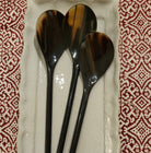 Handcrafted long horn spoon, 27.5 cm, for cooking, stirring and serving