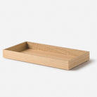 Oku storage lid or tray in oak veneer, medium, 36 x 18 cm