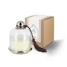 Mocca Oriental scented candle, cinnamon and sandalwood, styled view