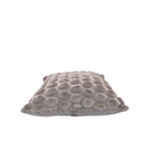 Egg Velvet Cushion dusty pink by Ceannis, 50 x 50 cm, styled alongside Ceannis bags and accessories