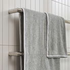 Stripe Organic Cotton Towel Olive Range