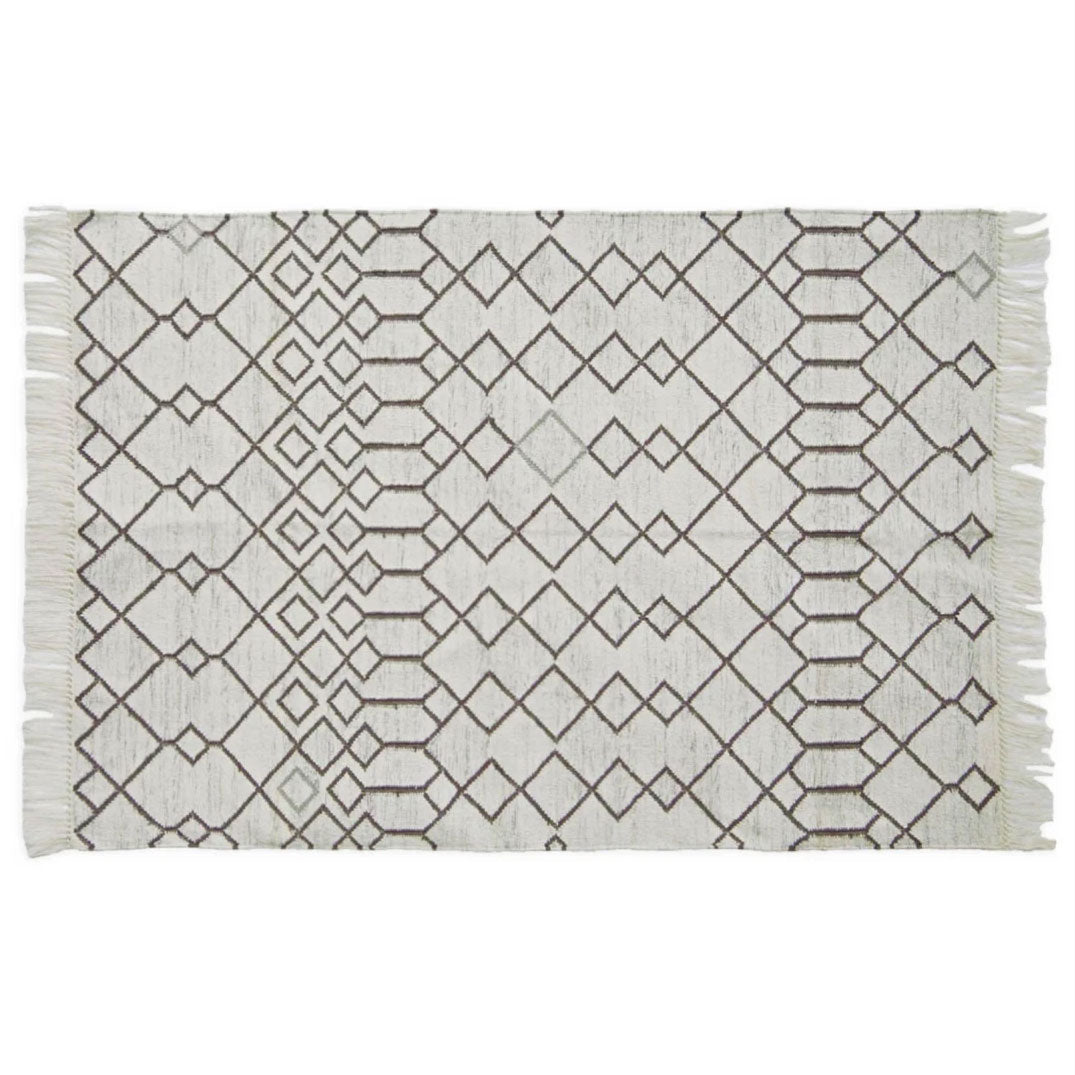 Tangier Medina rug by Weaver Green, recycled plastic, Moroccan pattern