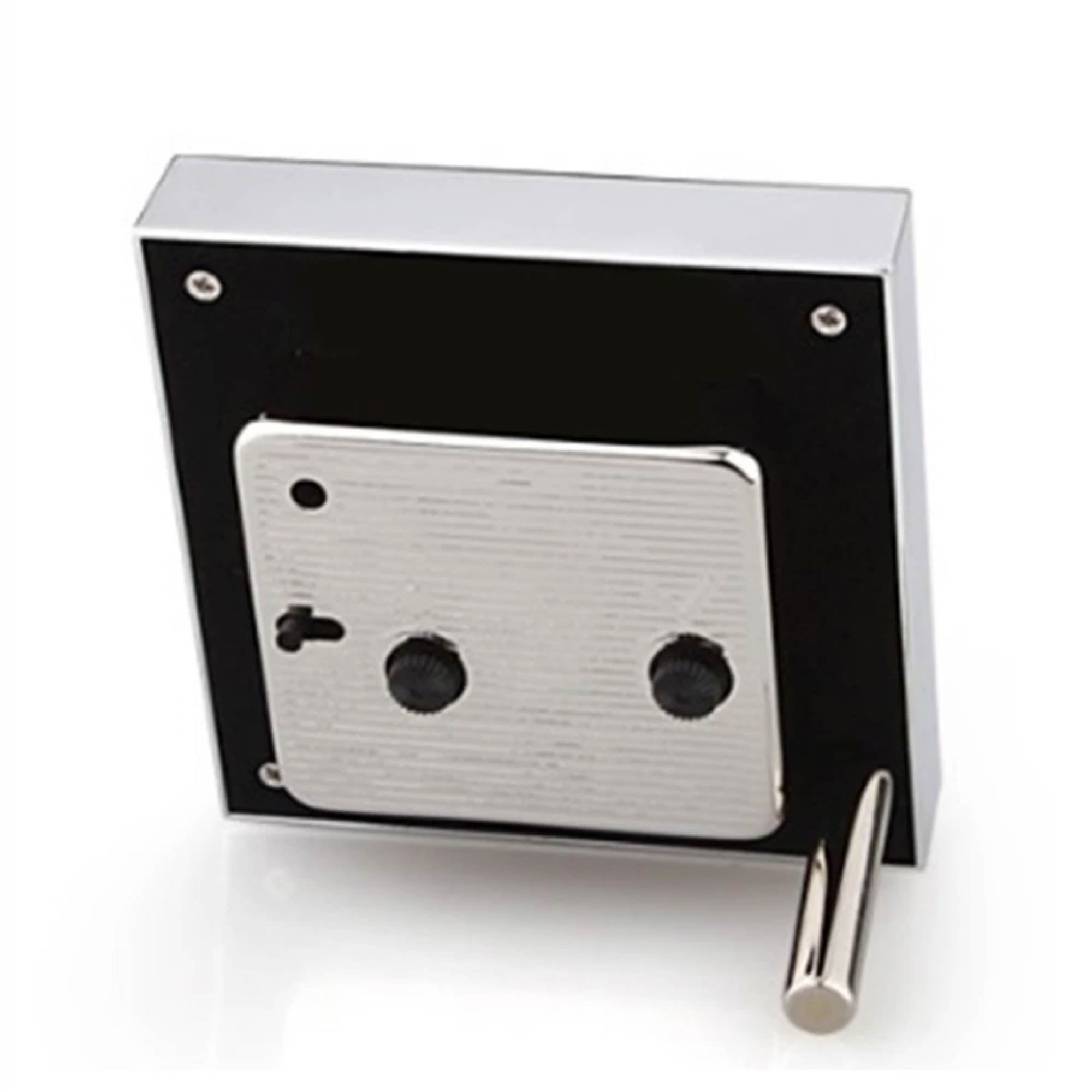 Addison Ross Mother of Pearl & Silver alarm clock