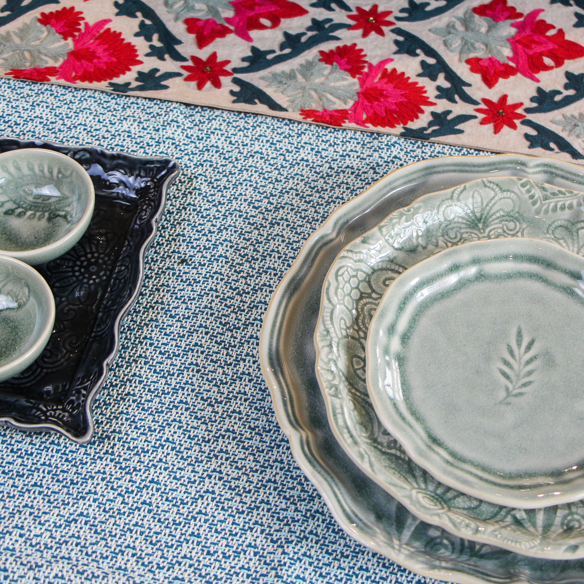 Sthal amuse bouche ceramic side plate, 16 cm, made in Portugal