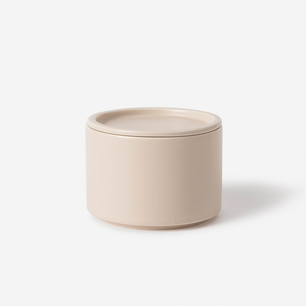 Bower Ceramic canister Oat Medium - Citta Design, INSIDE Hong Kong