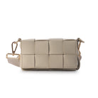 Braided grey crossbody bag by Ceannis