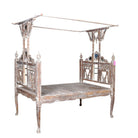 Canopy Bed With Mirror in White Wash - INSIDE, INSIDE Hong Kong
