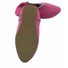 Children's felt slippers, wool, non-slip rubber soles, detail view