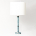 Diss Column Table Lamp Shagreen Teal