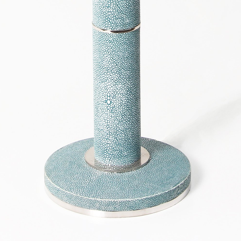 Diss Column Table Lamp Shagreen Teal