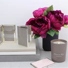 Chiffon enamel travel double frame by Addison Ross, closed view, 2 x 3 inch portrait