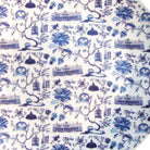 Faux Hong Kong Toile Series Plate Blue