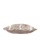 Faux spring deer natural cushion in acrylic-polyester, 50 x 50 cm, reverse side