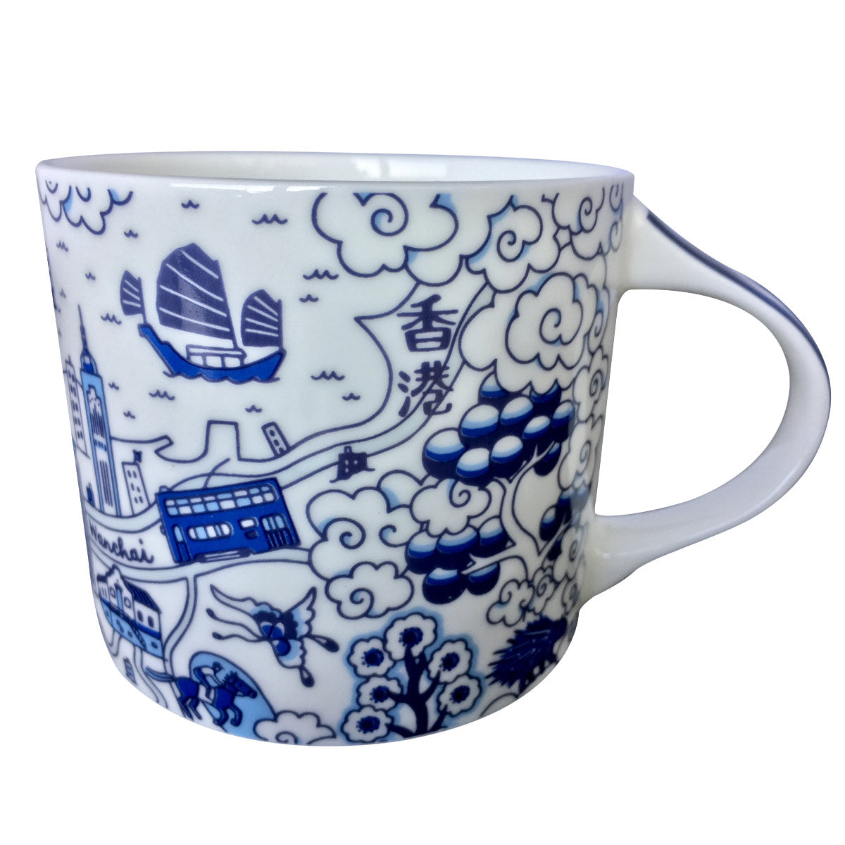 Faux Willow Series HK Mug Blue - Faux, INSIDE Hong Kong