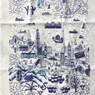 Faux Willow Series HK Tea Towel Blue