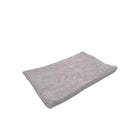 Grey organic cotton bath mat, 55 by 83 cm