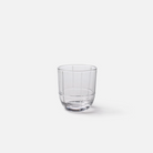 Grid tumblers by Citta Design, set of four glasses with a grid design, 225 ml
