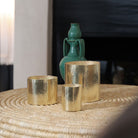 Hand-hammered copper candle with an orange blossom scent