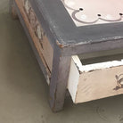 Hand painted teak wood desk in Rose - INSIDE, INSIDE Hong Kong