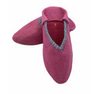 Kids' wool felt slippers, non-slip soles, available in several sizes