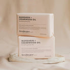 Mandarin and Cedarwood oil body bar, 200g, naturally derived, made in Australia
